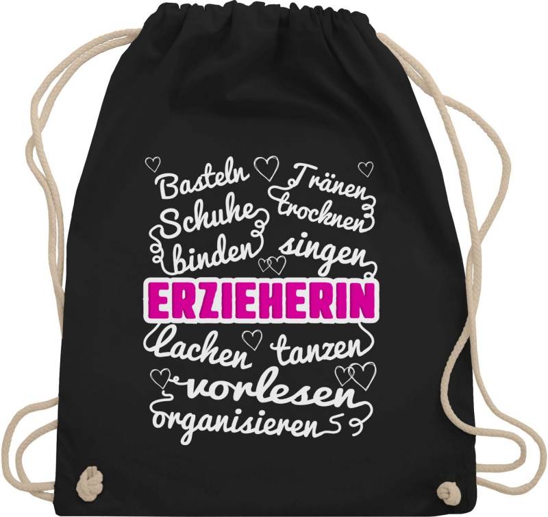 Shirtracer Turnbeutel Erzieherin Aufgaben, Beruf und Job Geschenke von Shirtracer