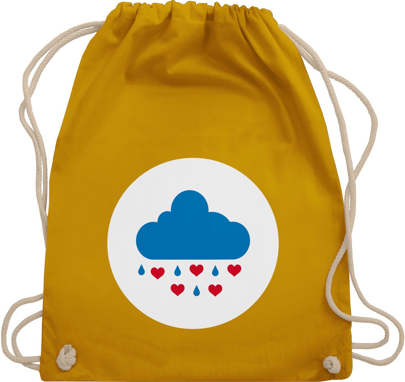 Shirtracer Turnbeutel Glücksbär Wolke I Glücksbärchi Wolken Himmel, Karneval & Fasching von Shirtracer