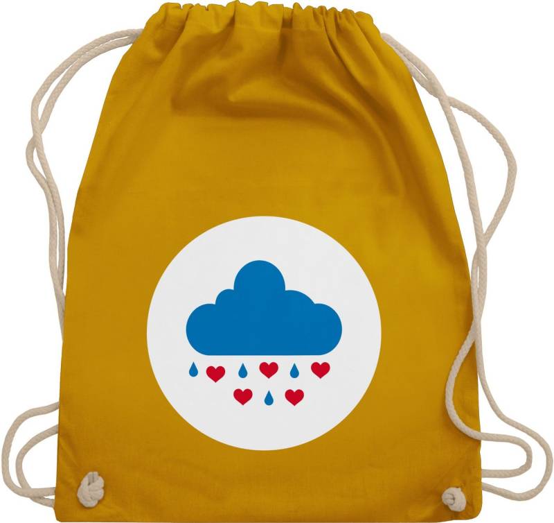 Shirtracer Turnbeutel Glücksbär Wolke I Glücksbärchi Wolken Himmel, Karneval & Fasching von Shirtracer