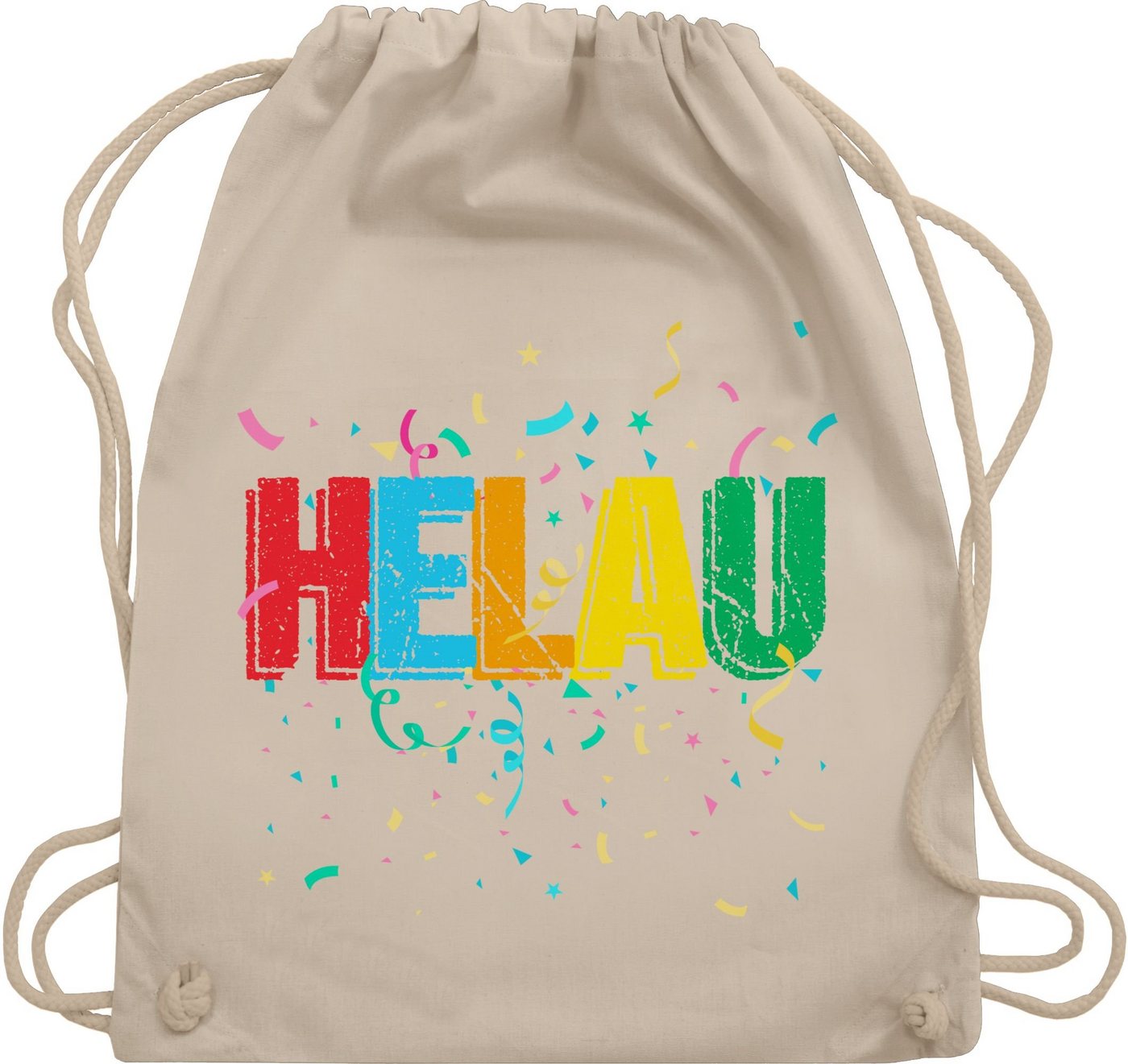 Shirtracer Turnbeutel Helau Alaaf Schriftzug Kostüm Kölle Fasching I Narren, Karneval & Fasching von Shirtracer