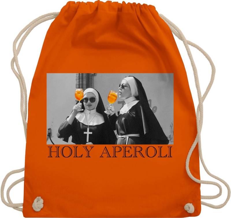 Shirtracer Turnbeutel Holy Aperol I Holy Aperoli I Holy Spritz Mädelsabend I Ladies Night, Karneval & Fasching von Shirtracer