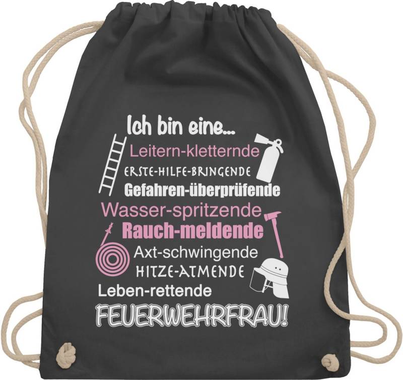Shirtracer Turnbeutel Ich bin eine ... Feuerwehrfrau!, Feuerwehr von Shirtracer