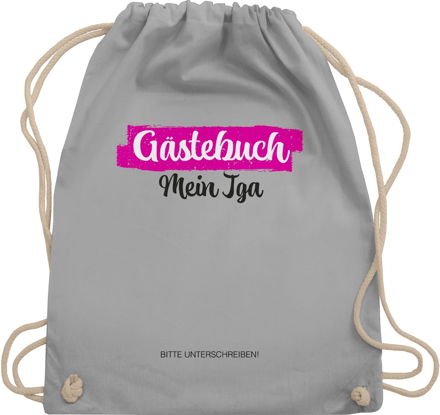 Shirtracer Turnbeutel JGA Gästebuch I Gästeliste Unterschreiben, JGA Junggesellenabschied Frauen von Shirtracer