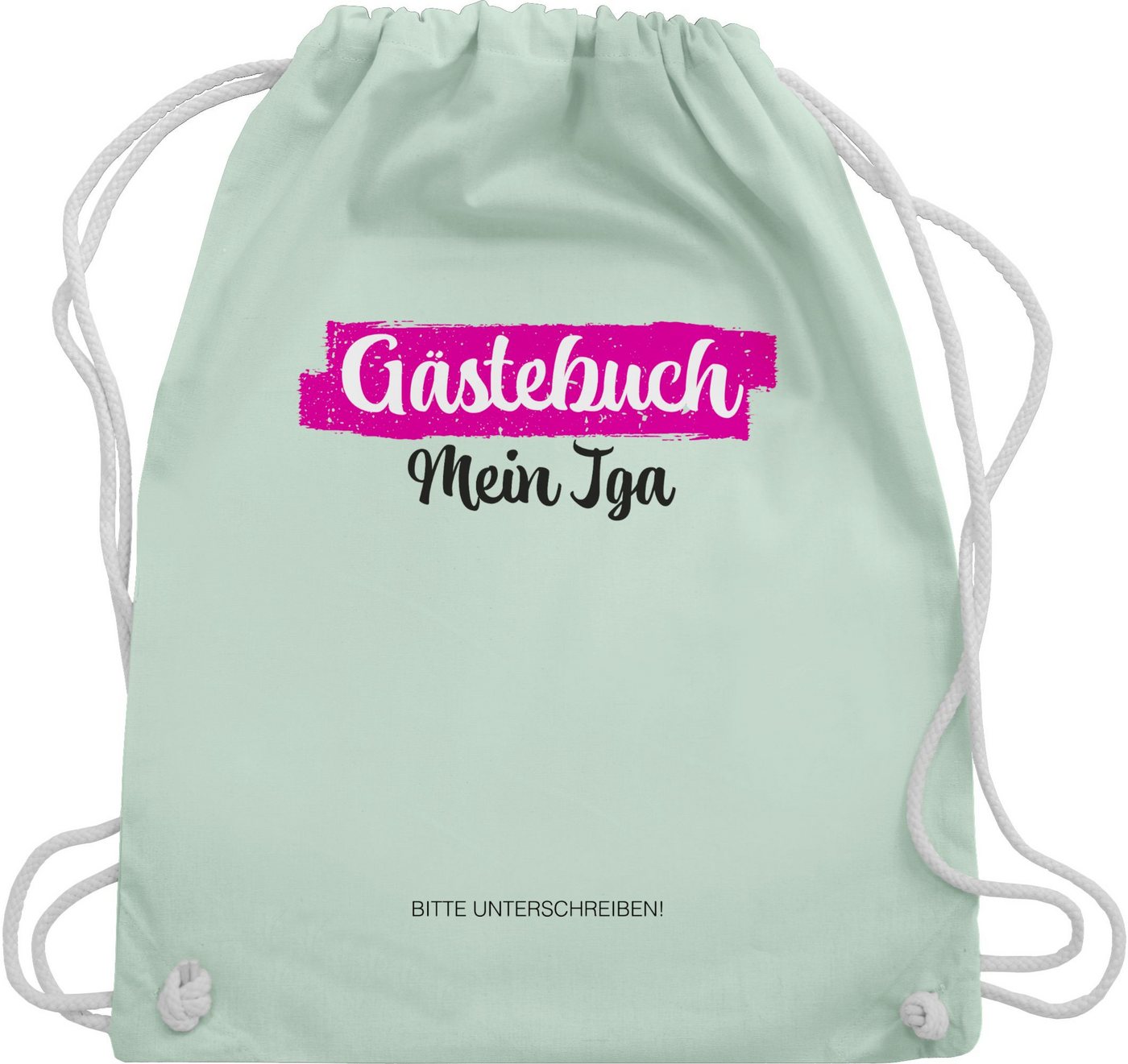 Shirtracer Turnbeutel JGA Gästebuch I Gästeliste Unterschreiben, JGA Junggesellenabschied Frauen von Shirtracer