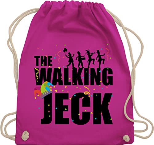 Turnbeutel Rucksack - Karneval & Fasching - Taschen - The Walking Jeck Kostüm - Unisize - Fuchsia - beutel kinder wurftasche köstüme bag wurfmaterial tasche verkleidet rucksäcke kamellebeutel von Shirtracer