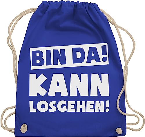 Turnbeutel Rucksack - Sprüche Statement mit - Bin da kann losgehen Spruch I - Unisize - Royalblau - hipster bag beutel+rucksack+mit+sprüchen sprueche gruppen beutel tasche party sprüchen Turnbeutel Rucksack - Sprüche Statement mit - Bin da kann losgehen Spruch I - Unisize - Royalblau - hipster bag beutel+rucksack+mit+sprüchen sprueche gruppen beutel tasche party sprüchen von Shirtracer