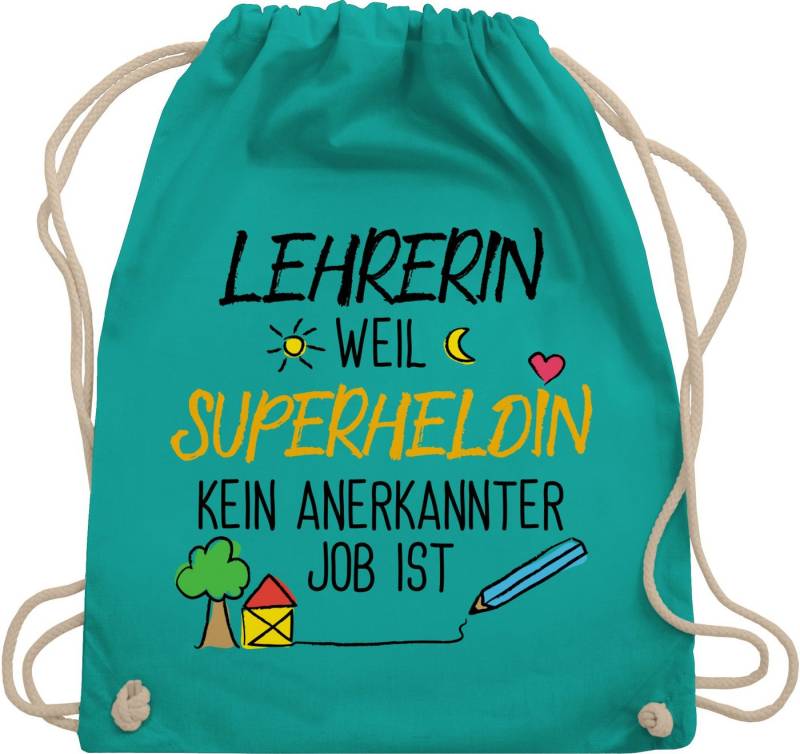 Shirtracer Turnbeutel Lehrerin weil Superheldin kein anerkannter Job ist I Geschenk Lehrerin, Lehrerin Shirtracer Turnbeutel Lehrerin weil Superheldin kein anerkannter Job ist I Geschenk Lehrerin, Lehrerin von Shirtracer