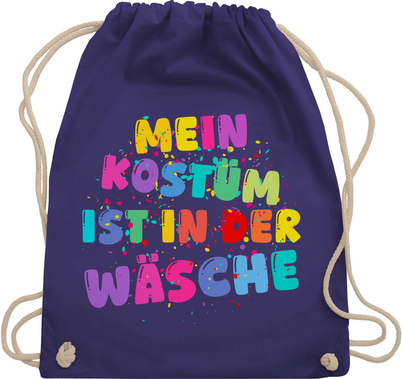 Shirtracer Turnbeutel Mein Kostüm ist in der Wäsche I Coole Karnevalskostüme I Karneval Kost, Karneval & Fasching von Shirtracer