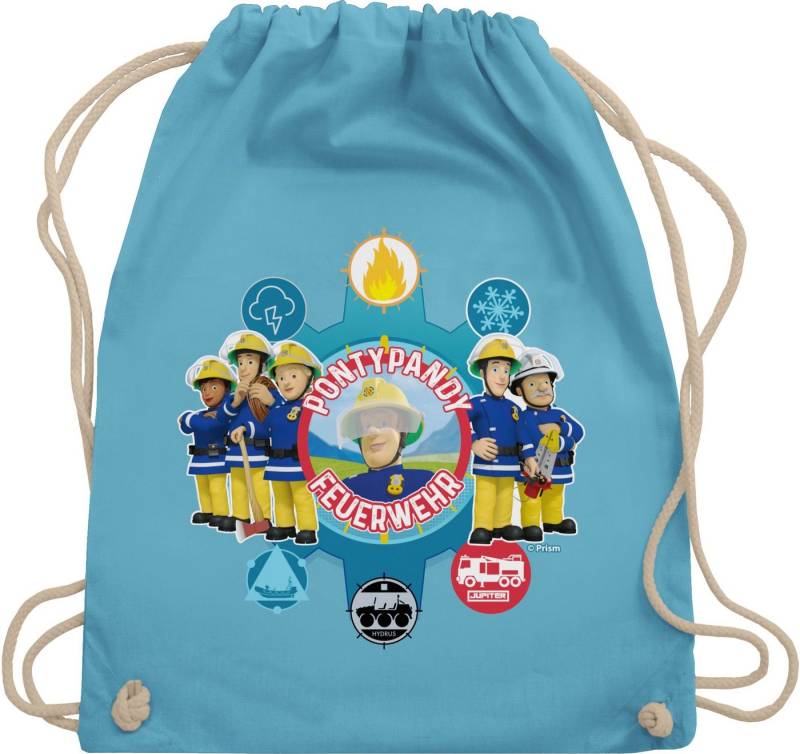 Shirtracer Turnbeutel Pontypandy Feuerwehr, Feuerwehrmann Sam Tasche von Shirtracer