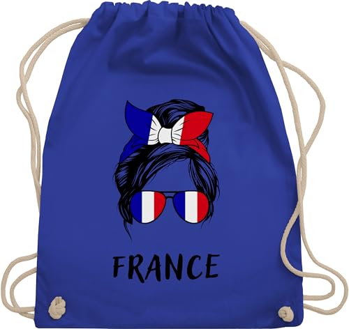 Turnbeutel Rucksack - Fußball EM WM - Taschen - Cooles Frankreich Motiv France Style - Unisize - Royalblau - fußball-em fanartikel europameisterschaft tasche 2024 fussball fu ball em24 fussball-wm Turnbeutel Rucksack - Fußball EM WM - Taschen - Cooles Frankreich Motiv France Style - Unisize - Royalblau - fußball-em fanartikel europameisterschaft tasche 2024 fussball fu ball em24 fussball-wm von Shirtracer