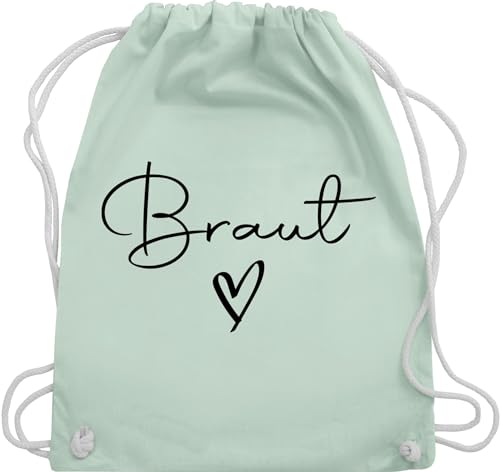 Turnbeutel Rucksack - JGA Junggesellenabschied Frauen - Braut Bride - Unisize - Pastell Grün - damen junggesellinnenabschied sprüche für 2023 poltern spruch party crew lustig 2024 brauttaschen von Shirtracer