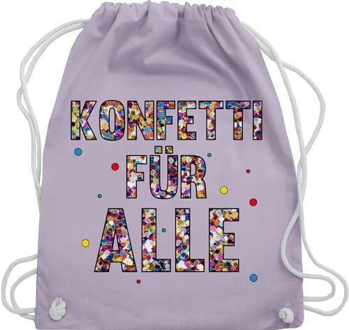 Turnbeutel Rucksack - Karneval & Fasching - Taschen - Konfetti für Alle I - Unisize - Pastell Lila - beutel köln karnevalsbeutel faschings karnevalsmotiv stoffbeutel kamelle tasche karnevalstasche Turnbeutel Rucksack - Karneval & Fasching - Taschen - Konfetti für Alle I - Unisize - Pastell Lila - beutel köln karnevalsbeutel faschings karnevalsmotiv stoffbeutel kamelle tasche karnevalstasche von Shirtracer