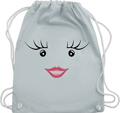 Shirtracer Turnbeutel Rucksack - Partner-Kostüm Milch und Schokolade Milky - Unisize - Pastell Blau - pärchen tasche kamellebeutel karneval mom für paare beutel kinder karnevals wurfbeutel mutter von Shirtracer