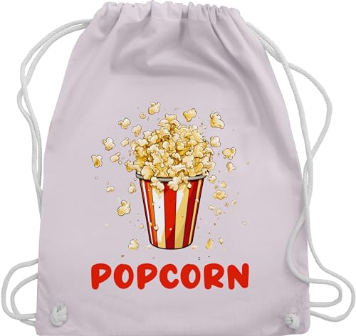 Shirtracer Turnbeutel Rucksack - & Fasching - Taschen - Popcorn Fan I Popcornverkleidung Karneval I Filmliebhaber Pop Corn I Fastnacht I Fasnacht I Fasnet - Unisize - Pastell Rosa - popcorntasche von Shirtracer