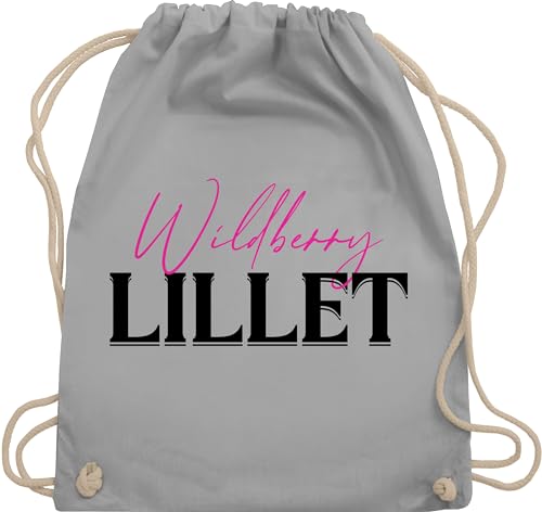 Turnbeutel Rucksack - Karneval & Fasching - Taschen - Wildberry Lillet Kostüm Wild Berry Verkleidung - Unisize - Hellgrau - baumwolle wurfmaterial tasche jeck kamellebeutel verkleidet wurftaschen von Shirtracer