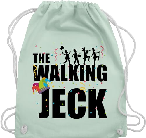 Turnbeutel Rucksack - Karneval & Fasching - Taschen - The Walking Jeck Kostüm - Unisize - Pastell Grün - für wurfmaterial carneval turn tasche wurfbeutel karneval& sportrucksack wurftasche von Shirtracer