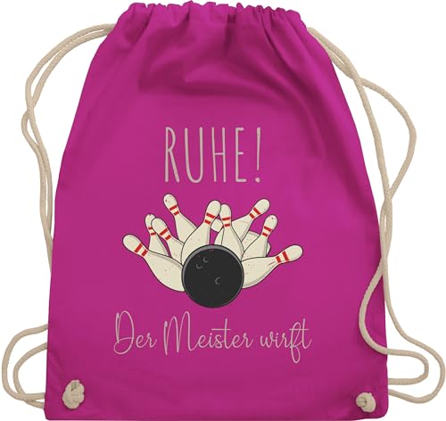 Shirtracer Turnbeutel Rucksack - Taschen - Ruhe Der Meister wirft - Bowling Bowlingkugel Bowler Geschenk - Unisize - Fuchsia - bowling- bowlingball tasche beutel Shirtracer Turnbeutel Rucksack - Taschen - Ruhe Der Meister wirft - Bowling Bowlingkugel Bowler Geschenk - Unisize - Fuchsia - bowling- bowlingball tasche beutel von Shirtracer