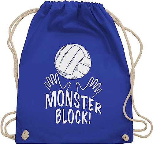 Turnbeutel Rucksack - Volleyball Geschenke Zubehör - Monsterblock! - Unisize - Royalblau - für volleyballer volleyballtasche vollyball geschenk block juterucksack spielerin volleyball-turnbeutel Turnbeutel Rucksack - Volleyball Geschenke Zubehör - Monsterblock! - Unisize - Royalblau - für volleyballer volleyballtasche vollyball geschenk block juterucksack spielerin volleyball-turnbeutel von Shirtracer