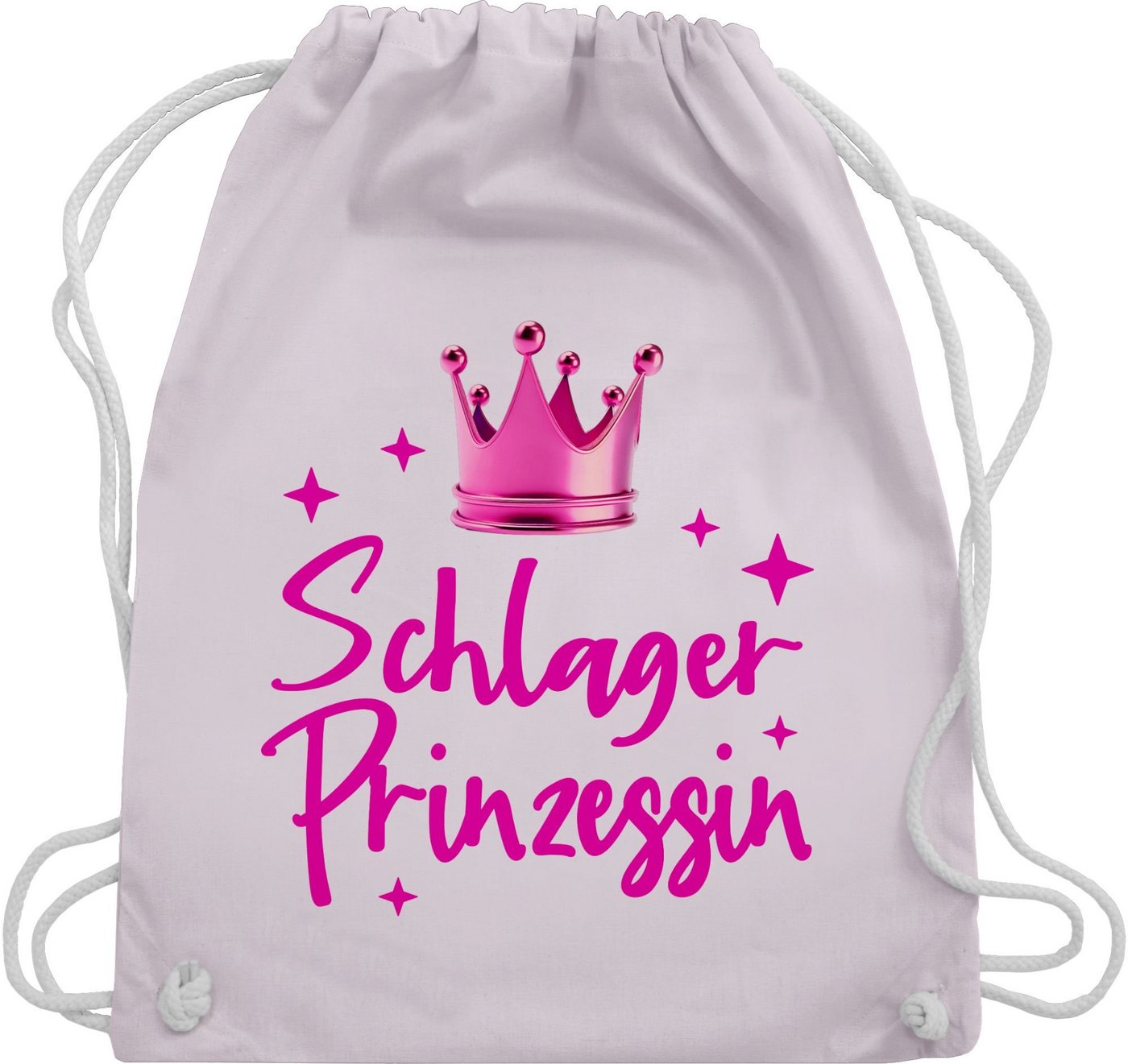 Shirtracer Turnbeutel Schlager Prinzessin - Konzert Volksmusik Schlagerparty, Schlager Party Outfit von Shirtracer