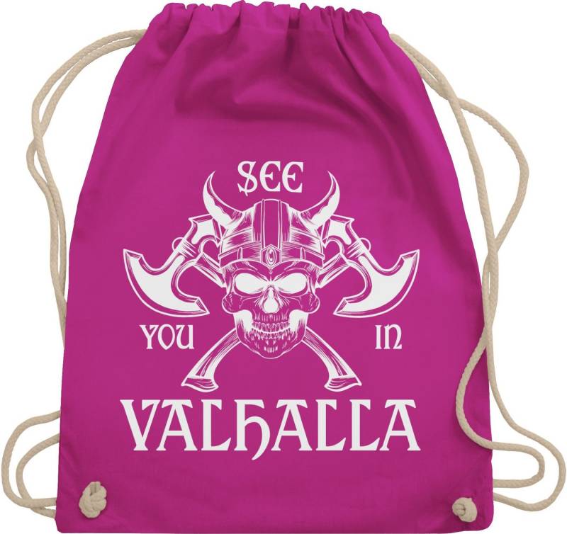 Shirtracer Turnbeutel See you in Valhalla, Wikinger & Walhalla Herren von Shirtracer