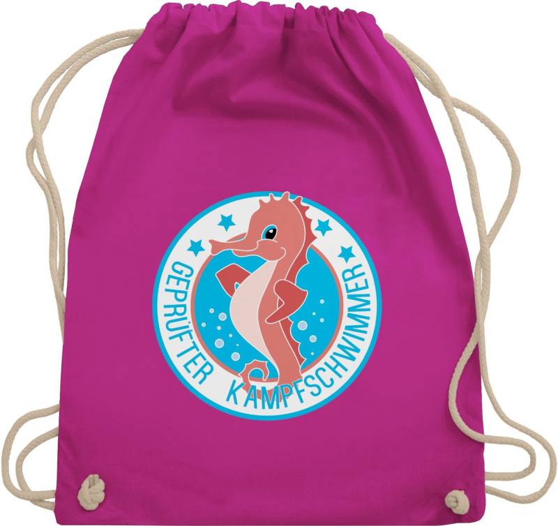 Shirtracer Turnbeutel Seepferdchen Schwimmer, Kinder Sport Kleidung von Shirtracer