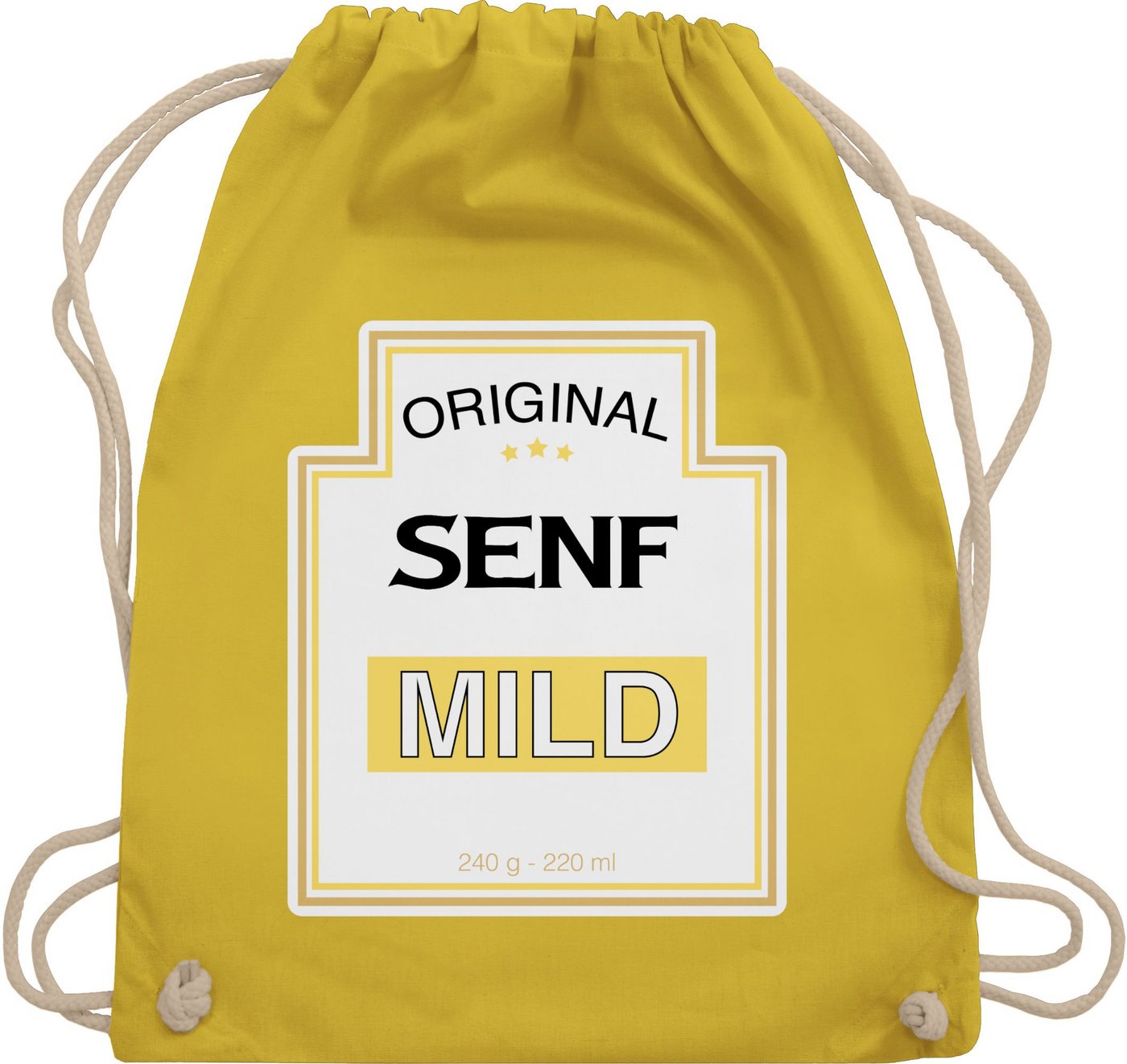 Shirtracer Turnbeutel Senf Flasche Kostüm I Fastnacht I Fasnacht I Fasnet, Karneval & Fasching von Shirtracer