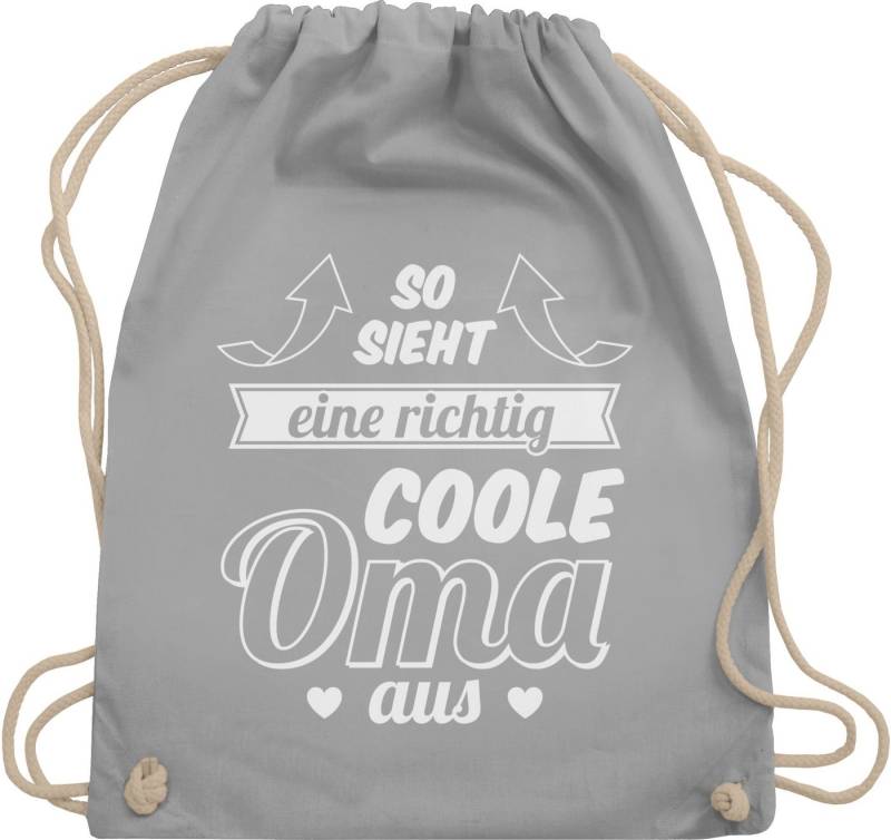 Shirtracer Turnbeutel So sieht eine richtig coole Oma aus Pfeile, Oma Geschenk von Shirtracer