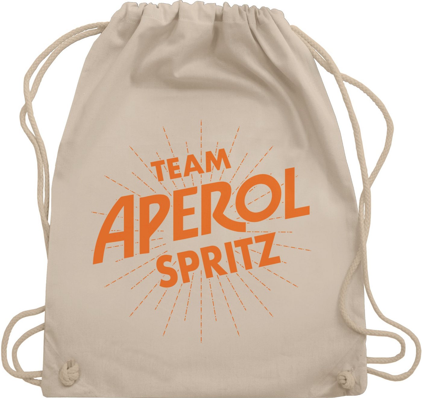 Shirtracer Turnbeutel Team Aperol Spritz JGA Mädelsabend Spritztour Aperol Geschenk, Karneval & Fasching von Shirtracer