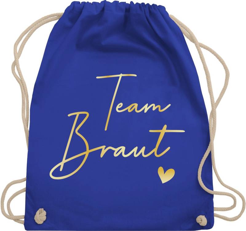 Shirtracer Turnbeutel Team Braut Crew Bride, JGA Junggesellenabschied Frauen von Shirtracer