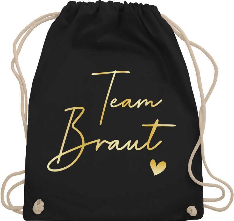 Shirtracer Turnbeutel Team Braut Crew Bride, JGA Junggesellenabschied Frauen von Shirtracer