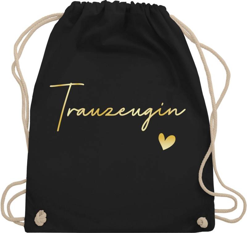 Shirtracer Turnbeutel Trauzeugin Maid of Honor, JGA Junggesellenabschied Frauen von Shirtracer