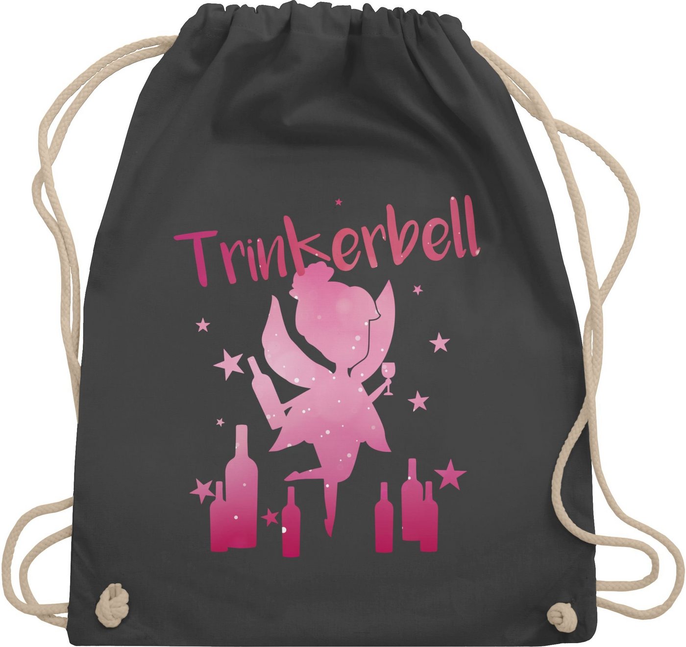 Shirtracer Turnbeutel Trinkerbell Malle I Trinker Belle I Trinker Bell, JGA Junggesellenabschied Frauen von Shirtracer