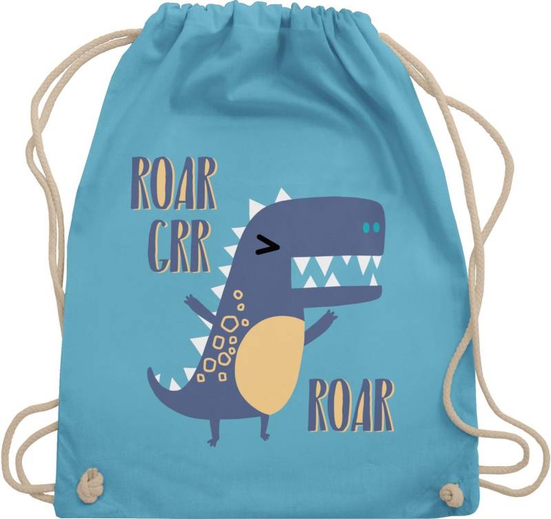 Shirtracer Turnbeutel Wütender Dino, Tiermotiv Animal Print von Shirtracer