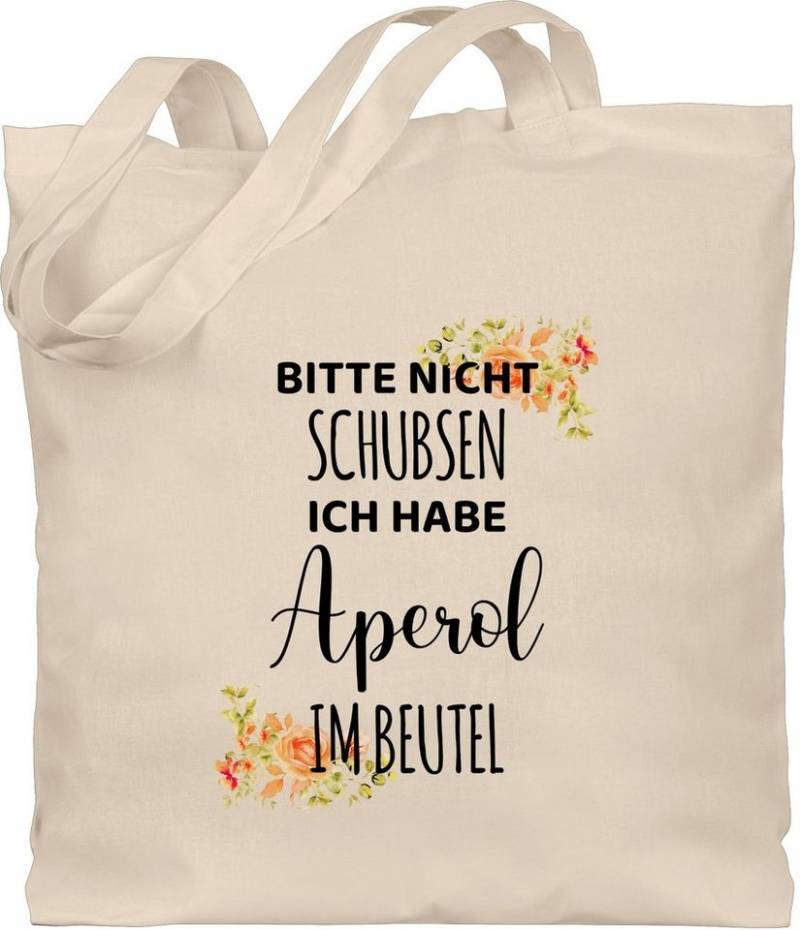 Shirtracer Umhängetasche Bitte nicht schubsen ich habe Aperol im Beutel I Aperol Spritz Frauen, Karneval & Fasching von Shirtracer