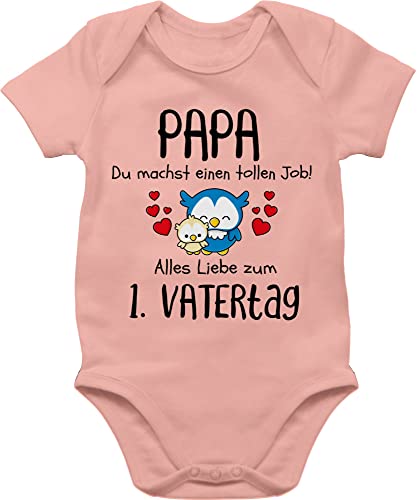 Shirtracer Baby Body Junge Mädchen - Geschenk zum - 1. Vatertag - Papa du machst einen tollen Job - 6/12 Monate - Babyrosa - erster vatertagsgeschenk vatertagsbody papatagsgeschenk 1 bodys erstes Shirtracer Baby Body Junge Mädchen - Geschenk zum - 1. Vatertag - Papa du machst einen tollen Job - 6/12 Monate - Babyrosa - erster vatertagsgeschenk vatertagsbody papatagsgeschenk 1 bodys erstes von Shirtracer