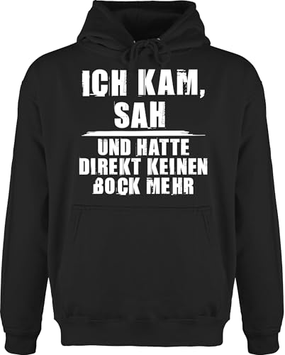 Shirtracer Hoodie Herren Pullover Männer - Sprüche Statement mit Spruch - Ich kam SAH keinen Bock mehr - XS - Schwarz - Oberteil Herr sprüche+Pullover sprueche kein Kuschelpullover Oberteile Shirtracer Hoodie Herren Pullover Männer - Sprüche Statement mit Spruch - Ich kam SAH keinen Bock mehr - XS - Schwarz - Oberteil Herr sprüche+Pullover sprueche kein Kuschelpullover Oberteile von Shirtracer