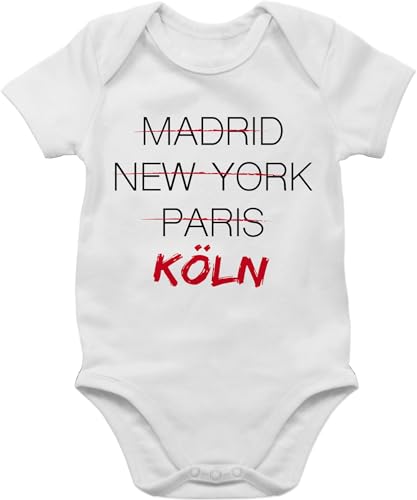 Shirtracer Baby Body Junge Mädchen - Fahnen und Flaggen - Weltstadt Köln - 3/6 Monate - Weiß - stadt koeln babysachen country strampler städte bodies bodys kurzarm jungen für babys Shirtracer Baby Body Junge Mädchen - Fahnen und Flaggen - Weltstadt Köln - 3/6 Monate - Weiß - stadt koeln babysachen country strampler städte bodies bodys kurzarm jungen für babys von Shirtracer