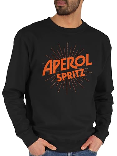 Shirtracer Sweater Pullover Sweatshirt Herren Damen - & Fasching - Aperol Spritz Kostüm I Karneval Kostüm Aperol Spritz - XS - Schwarz - Logo Faschings Sauf Pulli Karnevals Saufen fassenacht getränk Shirtracer Sweater Pullover Sweatshirt Herren Damen - & Fasching - Aperol Spritz Kostüm I Karneval Kostüm Aperol Spritz - XS - Schwarz - Logo Faschings Sauf Pulli Karnevals Saufen fassenacht getränk von Shirtracer