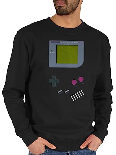 Sweater Pullover Sweatshirt Herren Damen - Karneval & Fasching - Gameboy | Nerds I 90s I 90iger I Fastnacht I Fasnacht I Fasnet - L - Schwarz - Nerd Clothes Faschings 90 Pulli Fun-Sweatshirts Sweater Pullover Sweatshirt Herren Damen - Karneval & Fasching - Gameboy | Nerds I 90s I 90iger I Fastnacht I Fasnacht I Fasnet - L - Schwarz - Nerd Clothes Faschings 90 Pulli Fun-Sweatshirts von Shirtracer
