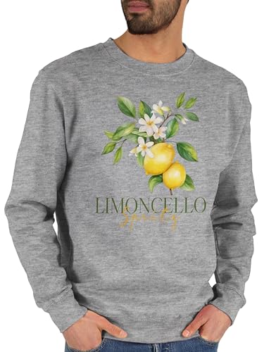 Sweater Pullover Sweatshirt Herren Damen - Party & Alkohol - Limoncello Spritz | Italien-Fans | Italienischer Likör | Zitronenlikör - XS - Grau meliert - Sauf Pulli Alki Saufen Trinken Sweater Pullover Sweatshirt Herren Damen - Party & Alkohol - Limoncello Spritz | Italien-Fans | Italienischer Likör | Zitronenlikör - XS - Grau meliert - Sauf Pulli Alki Saufen Trinken von Shirtracer