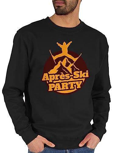 Sweater Pullover Sweatshirt Herren Damen - Skiurlaub Apres Ski - Après-Ski Party - XL - Schwarz - hüttengaudi Pulli Outfit Skifahrer après Fahren Fasching après+ski+Party apre mit Apres+ski von Shirtracer