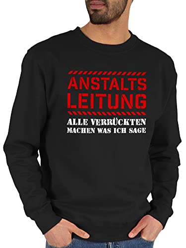 Sweater Pullover Sweatshirt Herren Damen - Sprüche Statement mit Spruch - Anstaltsleitung alle Machen was ich sage - XL - Schwarz - lustigen sprüchen Drauf Shirt spruechen sprüche, Pulli spruche Sweater Pullover Sweatshirt Herren Damen - Sprüche Statement mit Spruch - Anstaltsleitung alle Machen was ich sage - XL - Schwarz - lustigen sprüchen Drauf Shirt spruechen sprüche, Pulli spruche von Shirtracer