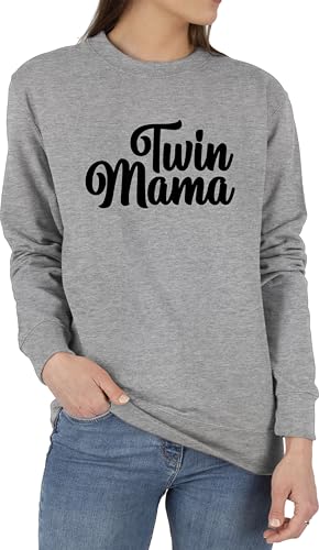 Sweater Pullover Sweatshirt Herren Damen - Twin Mama I Zwillingsmutter Geschenke Zwillinge Mutter - L - Grau meliert - mum zwillings pulli mütter und muttertag von zwillingen muttertagsgeschenke Sweater Pullover Sweatshirt Herren Damen - Twin Mama I Zwillingsmutter Geschenke Zwillinge Mutter - L - Grau meliert - mum zwillings pulli mütter und muttertag von zwillingen muttertagsgeschenke von Shirtracer