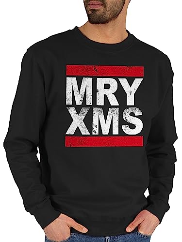 Sweater Pullover Sweatshirt Herren Damen - Weihnachten Geschenke Christmas Bekleidung - MRY XMS - XL - Schwarz - Baumwolle weihnachtsmotiv vor weihnacht Weihnachts Sweater Pullover Sweatshirt Herren Damen - Weihnachten Geschenke Christmas Bekleidung - MRY XMS - XL - Schwarz - Baumwolle weihnachtsmotiv vor weihnacht Weihnachts von Shirtracer