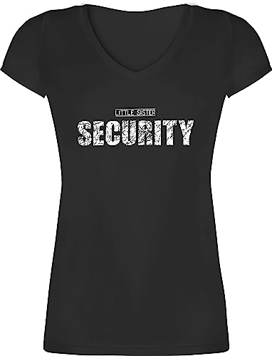 T-Shirt Damen V Ausschnitt - Kleine Schwester - Little Sister Security - XS - Schwarz - Lil sis Tshirt schwesterherz Shirt Geschenk Frau Geschenke für 2023 Schwestern 2024 2025 T-Shirt Damen V Ausschnitt - Kleine Schwester - Little Sister Security - XS - Schwarz - Lil sis Tshirt schwesterherz Shirt Geschenk Frau Geschenke für 2023 Schwestern 2024 2025 von Shirtracer