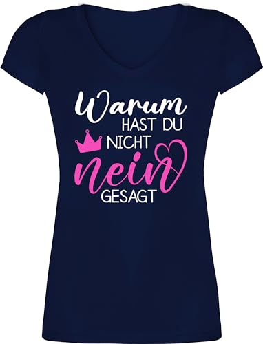 T-Shirt Damen V Ausschnitt - Party Outfit - Warum hast du Nicht Nein gesagt | Schlager Fanartikel | Hast du Nein gesagt - XS - Dunkelblau - schlageroutfits schlagerparty gesagt, Tshirt T-Shirt Damen V Ausschnitt - Party Outfit - Warum hast du Nicht Nein gesagt | Schlager Fanartikel | Hast du Nein gesagt - XS - Dunkelblau - schlageroutfits schlagerparty gesagt, Tshirt von Shirtracer