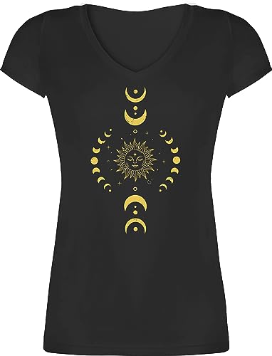 T-Shirt Damen V Ausschnitt - Yoga Namaste Mandala Chakra - XS - Schwarz - Shirt Yoga-Shirt Joga Tshirt t-Shirts Shirts v-Ausschnitt Meditation Kurzarm Geschenke tailliert Fans v-Neck für Baumwolle T-Shirt Damen V Ausschnitt - Yoga Namaste Mandala Chakra - XS - Schwarz - Shirt Yoga-Shirt Joga Tshirt t-Shirts Shirts v-Ausschnitt Meditation Kurzarm Geschenke tailliert Fans v-Neck für Baumwolle von Shirtracer