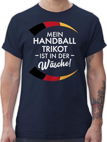 T-Shirt Herren - 2026 - Mein Handball Trikot ist in der Wäsche - Handball WM EM Witzig Spruch Lustig Trikot Ersatz - L - Navy Blau - 2022 Handball+sprüche 2024 Ball T-Shirt Herren - 2026 - Mein Handball Trikot ist in der Wäsche - Handball WM EM Witzig Spruch Lustig Trikot Ersatz - L - Navy Blau - 2022 Handball+sprüche 2024 Ball von Shirtracer