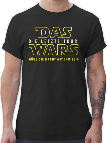 T-Shirt Herren - JGA Junggesellenabschied Männer - Das Wars - Letzte Tour - 5XL - Schwarz - t - Shirt Tshirt polter teschrt junggesellen Team bräutigam Shirts Men poltern für Mann von Shirtracer