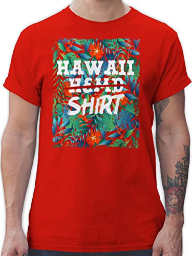 T-Shirt Herren - Karneval & Fasching - Aloha Hawaii Hemd Shirt I Hawaii Party Kleidung Karibik - 5XL - Rot - t Blumenmuster faschingsshirt Faschings Beach Shirts männer Outfit Faschings-t-Shirt T-Shirt Herren - Karneval & Fasching - Aloha Hawaii Hemd Shirt I Hawaii Party Kleidung Karibik - 5XL - Rot - t Blumenmuster faschingsshirt Faschings Beach Shirts männer Outfit Faschings-t-Shirt von Shirtracer